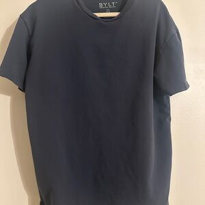 Women’s BYLT oversized Navy Blue Shirt
